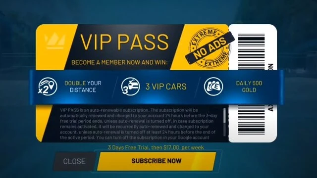 Extreme Car Driving Simulator VIP Pass