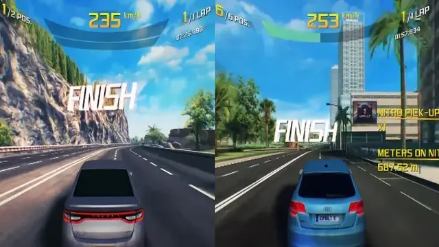 Asphalt nitro cars