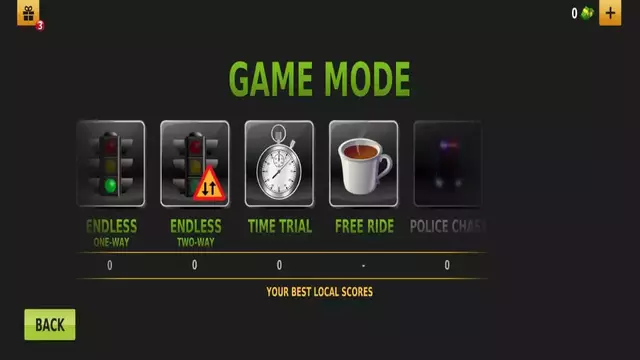 Traffic Racer multiple Game Modes